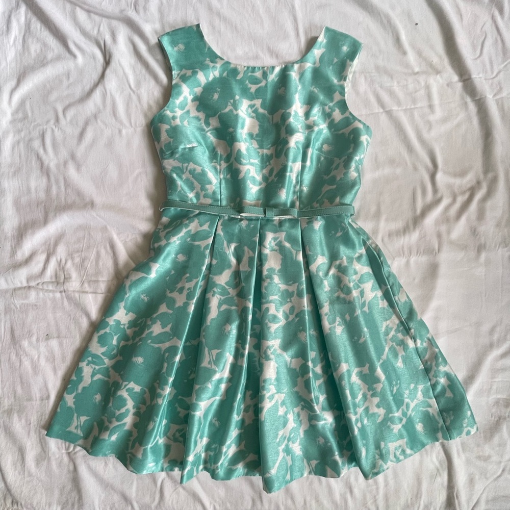 Danny & Nicole Fit & Flare 50’s Floral Disney Dapper Day Summer Dress Size 10